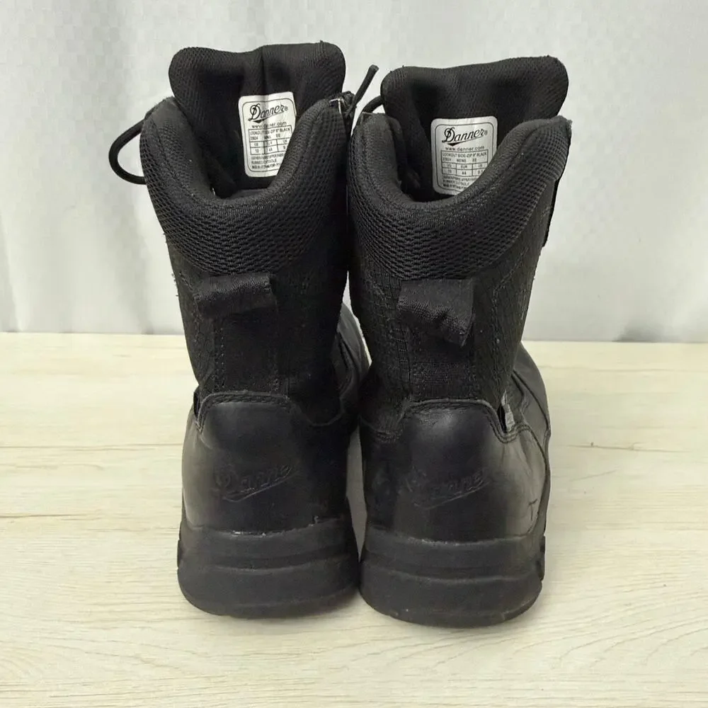 Danner Lookout Side Zip 8in Boots Mens Size 10 Black Tactical Work Police